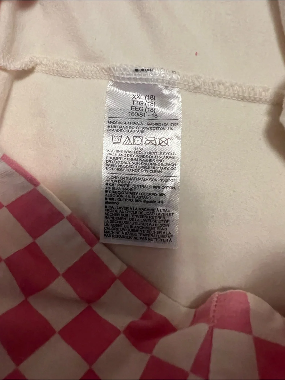 Old Navy size xxl